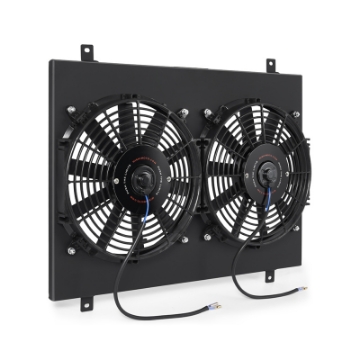Picture of Mishimoto 79-93 Ford Mustang Aluminum Fan Shroud Black