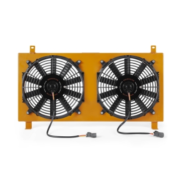 Picture of Mishimoto 02-06 Acura RSX Aluminum Fan Shroud Gold