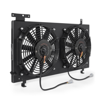 Picture of Mishimoto 08+ Subaru WRX-STI PNP Aluminum Fan Shroud Black