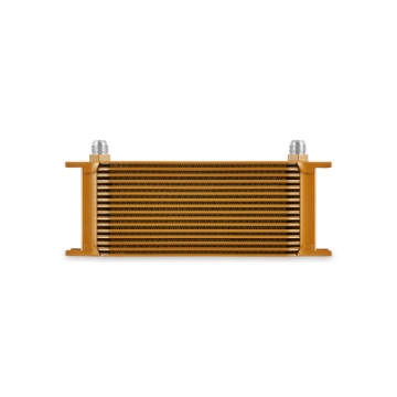 Picture of Mishimoto Universal 16-Row Oil Cooler Gold