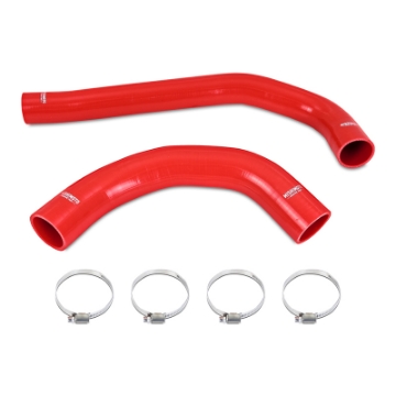 Picture of Mishimoto 2019+ RAM Cummins 6-7L Silicone Coolant Hose Kit Red