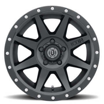 Picture of ICON Rebound 17x8-5 5x4-5 0mm Offset 4-75in BS 71-5mm Bore Satin Black Wheel
