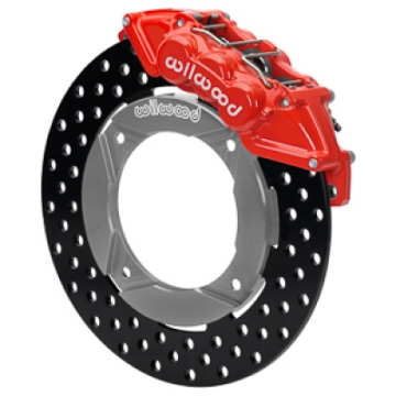 Picture of Wilwood 2014+ Polaris RZR XP 1000 Front Kit 11-25in Drilled - Red