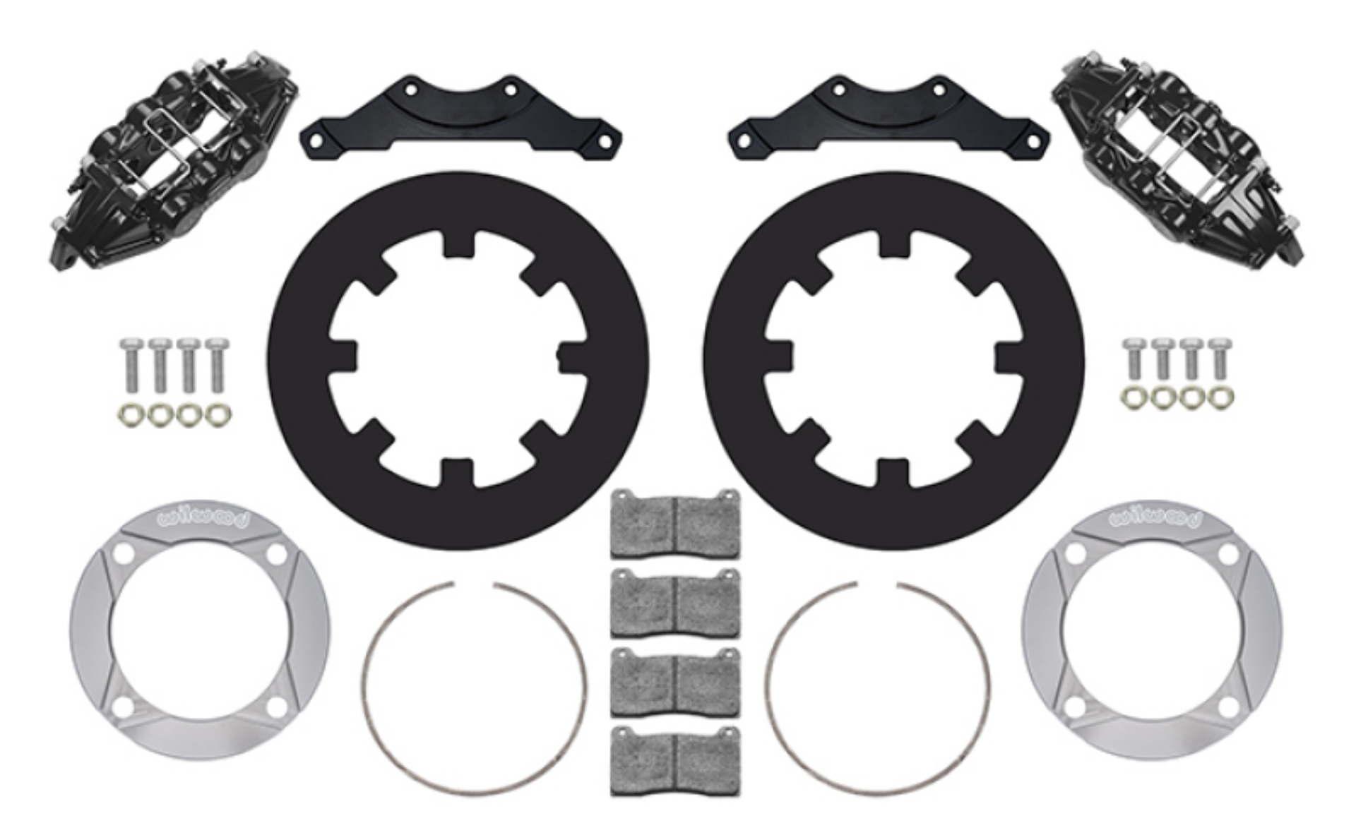 Picture of Wilwood 2014+ Polaris RZR XP 1000 Rear Kit 11-25in - Black