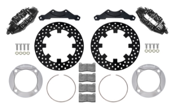Picture of Wilwood 2014+ Polaris RZR XP 1000 Rear Kit 11-25in Drilled - Black