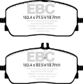Picture of EBC 2020+ Mercedes-Benz GLA250 H247 2-0T Greenstuff Front Brake Pads