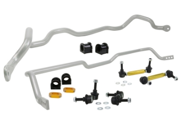 Picture of Whiteline 03-06 Mitsubishi Lancer EVO - 05-06 EVO MR-RS Front & Rear Sway Bar Kit w-24mm Rear