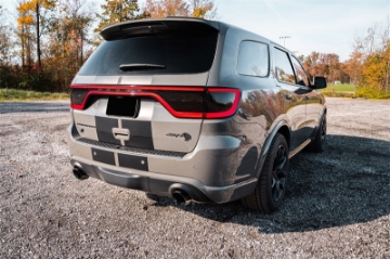 Picture of Corsa 2021-2025 Dodge Durango SRT Hellcat Cat-Back 2-75in Dual Rear Exit Sport 4-5in Black PVD Tips