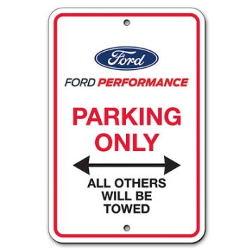 Picture of Ford Racing Ford Performance Parking Only Sign