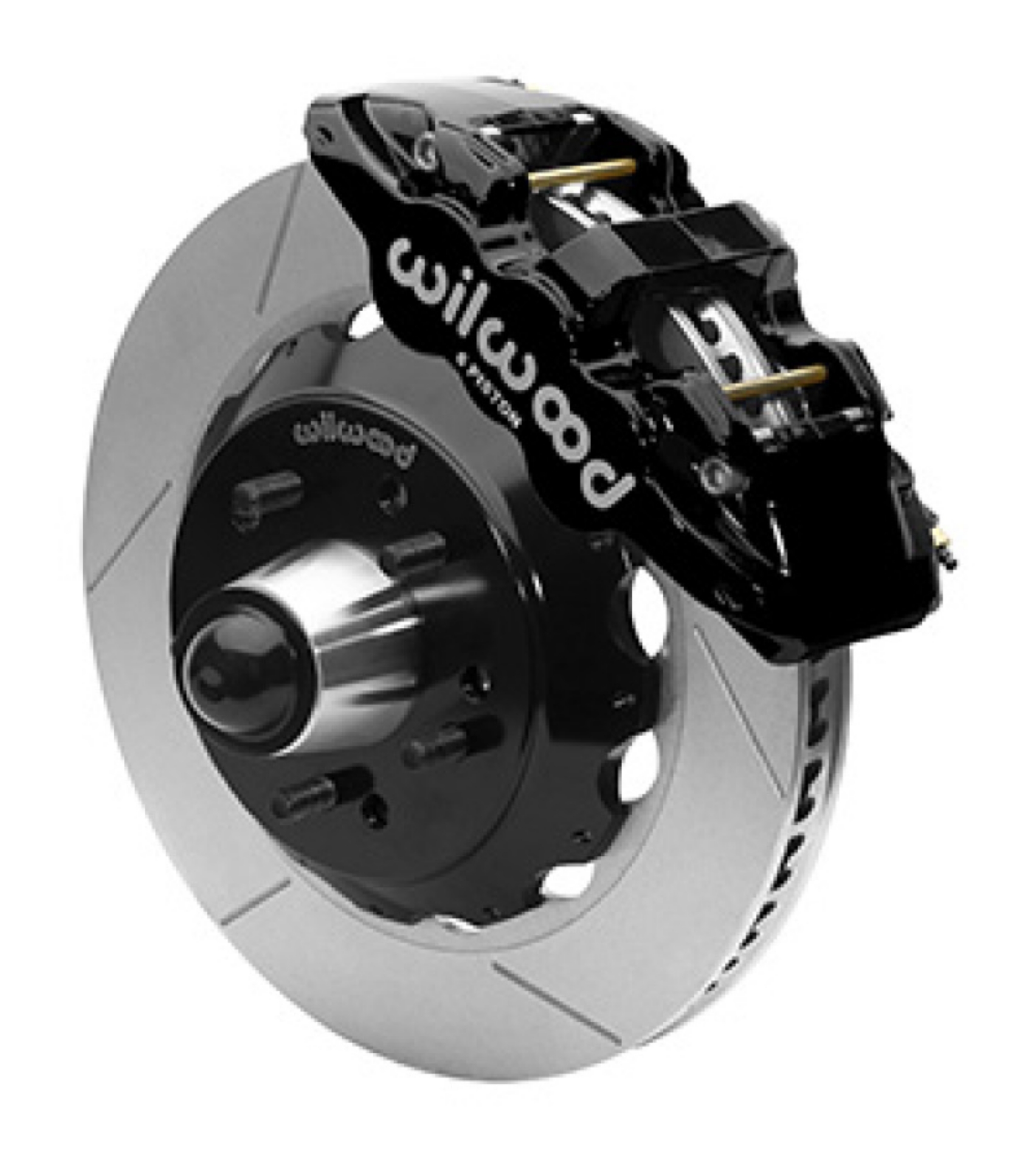 Picture of Wilwood AERO6 Front Truck Kit 14-00in Black 88-98 GMC Truck C1500-C2500