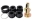 Picture of Energy Suspension 07-13 Chevrolet Silverado 1500 Rack and Pinion Bushing Set - Black