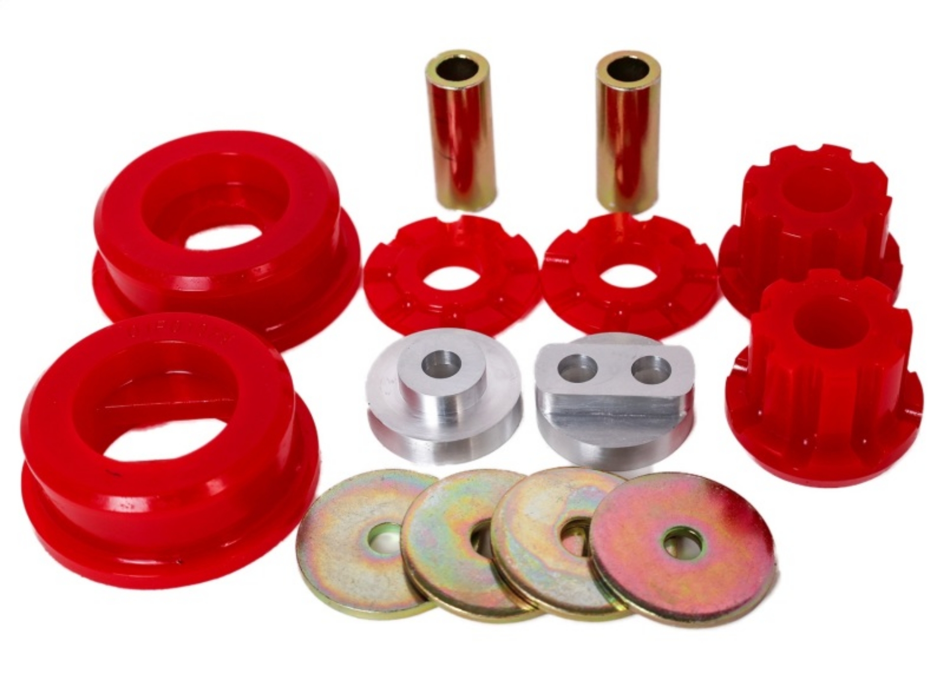 Picture of Energy Suspension 01-05 Lexus IS300 Rear Differential Bushing Set - Red