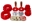 Picture of Energy Suspension 01-05 Lexus IS300 Rear Differential Bushing Set - Red