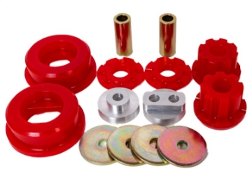Picture of Energy Suspension 01-05 Lexus IS300 Rear Differential Bushing Set - Red