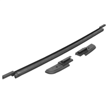 Picture of Rampage 2018-2022 Jeep WranglerJL 4-Door Tonneau Cover w- Tailgate Bar Kit - Black Diamond