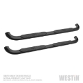 Picture of Westin 19-22 Chev-GMC Silverado-Sierra 1500 DC No 2019 Ltd Platinum 4 Oval Nerf Step Bars - Blk