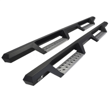 Picture of Westin 22-23 Toyota Tundra Double Cab HDX Stainless Drop Nerf Step Bars - Tex- Blk
