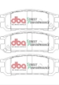 Picture of DBA 1998 Subaru Impreza RS Sedan SP Performance Rear Brake Pads