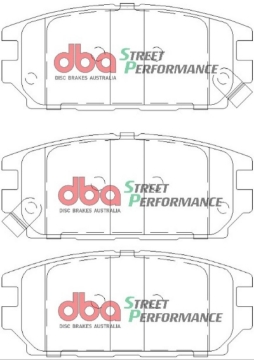 Picture of DBA 91-94 Dodge Stealth AWD XP Performance Rear Brake Pads