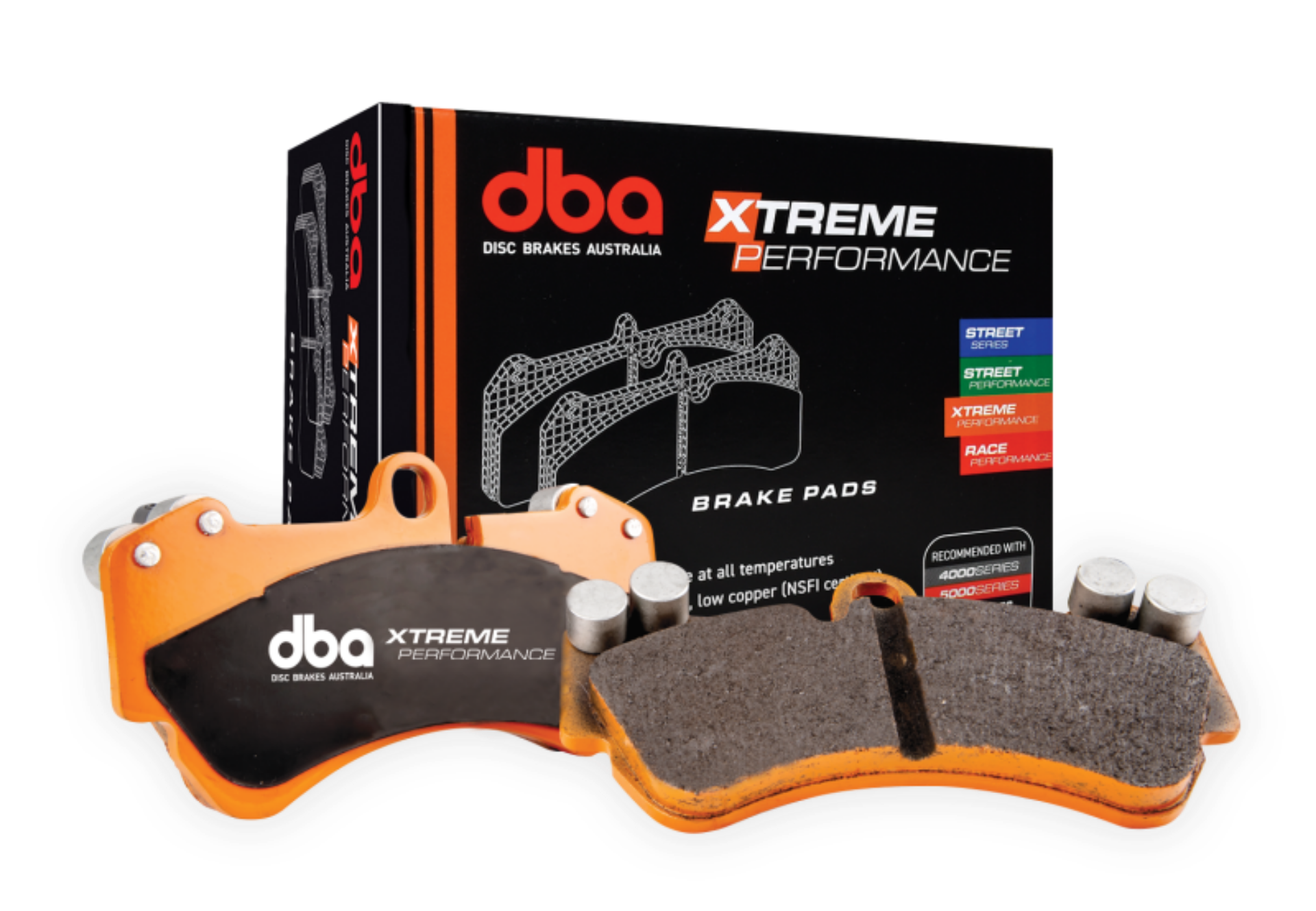 Picture of DBA 08-19 Audi R8 w-Iron Rotors XP Performance Front Brake Pads