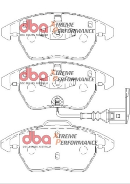 Picture of DBA 06-13 Volkswagen GTI MkV-MkVI XP Performance Front Brake Pads