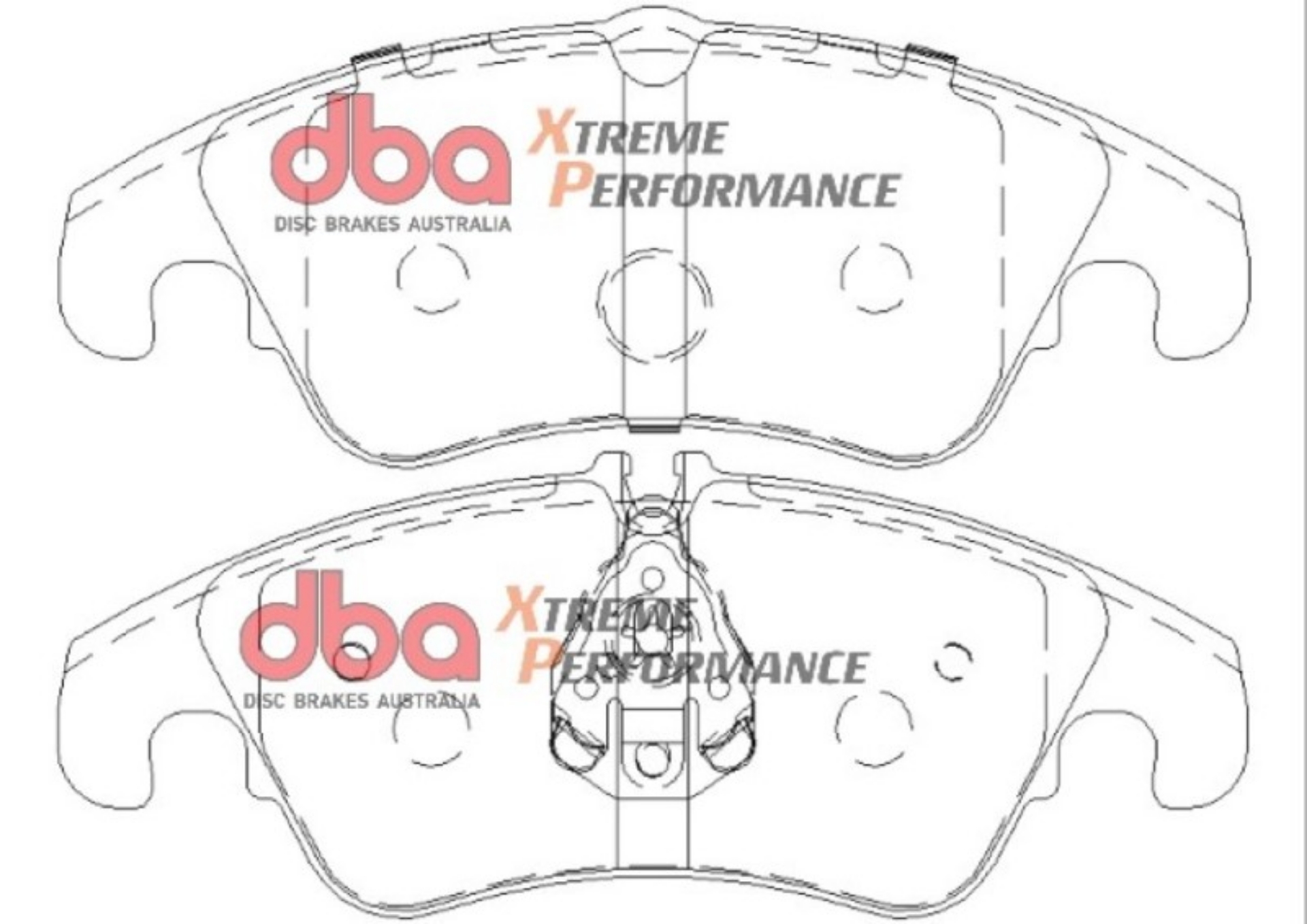 Picture of DBA 09-16 Audi A4 Wagon XP Performance Front Brake Pads