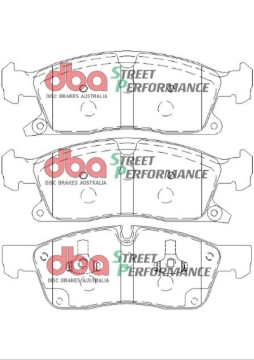Picture of DBA 11-20 Dodge Durango 330mm Front Rotor SP Performance Front Brake Pads