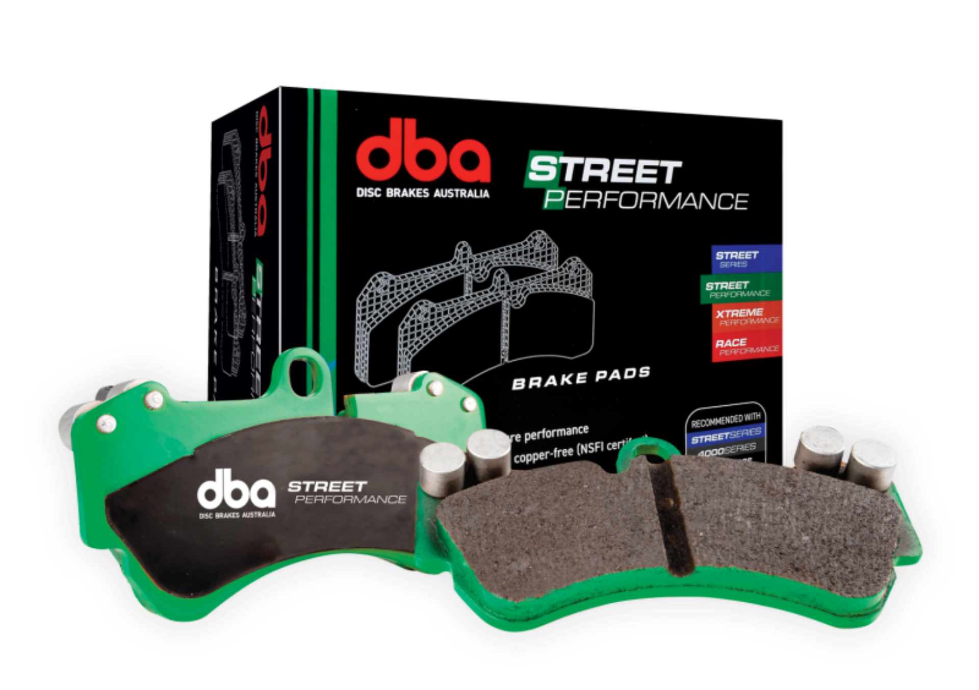 Picture of DBA 14-19 Infiniti Q50 Base & Premium Incl Hybrid SP Performance Front Brake Pads