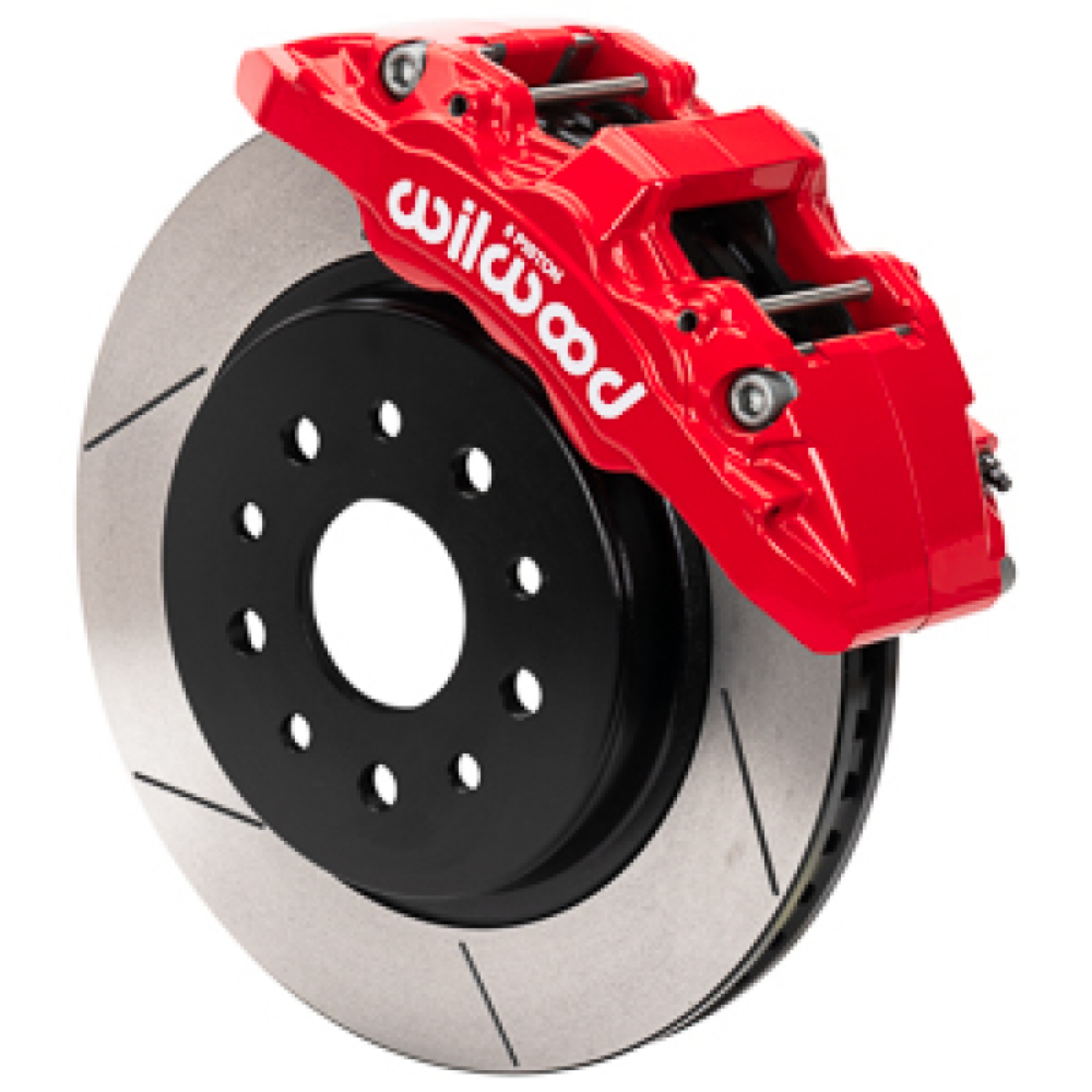 Picture of Wilwood 18-25 Jeep Wrangler JL-20-25 Jeep Gladiator JT Aero6-DM Front Brake Kit - Slotted - Red