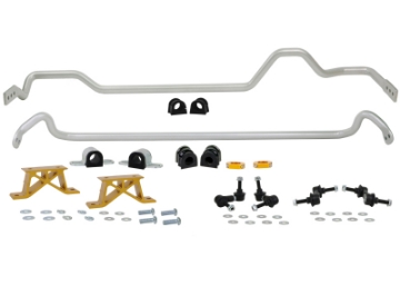 Picture of Whiteline 04-05 Subaru Impreza STI Front & Rear Sway Bar Kit 24mm w-Mounts