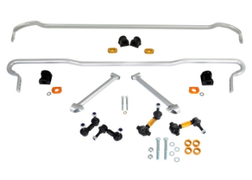 Picture of Whiteline 08-10 Subaru WRX Front And Rear Sway Bar Kit 22mm