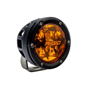 Picture of Rigid Industries 360-Series 4in Fog w- Amber PRO Lens - White Pair