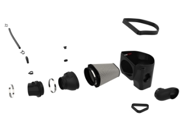 Picture of aFe 19-23 Dodge Challenger Hellcat V8-6-2L Magnum FORCE Stage2 Cold Air Intake System w-Pro DRY S