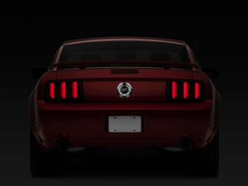 Picture of Raxiom 05-09 Ford Mustang Vector V2 LED Tail Lights- Black Housing Smoked Lens