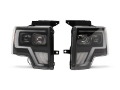 Picture of Raxiom 09-14 Ford F-150 G4 Projector Headlights- Black Housing Clear Lens