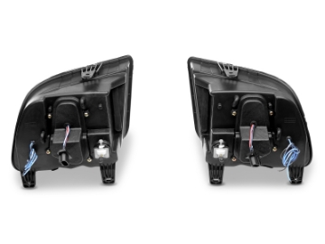 Picture of Raxiom 05-09 Ford Mustang w- Halogen LED Halo Prjctr Headlights-Blk HsngSmoked Lens Exclude GT500
