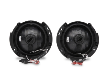 Picture of Raxiom 07-18 Jeep Wrangler JK LED Halo Headlights- Chrome Housing Clear Lens