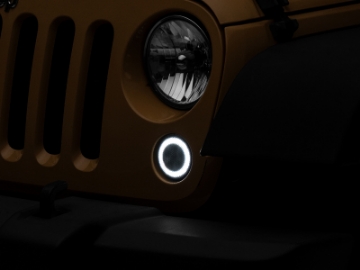 Picture of Raxiom 07-18 Jeep Wrangler JK Axial Series LED Turn Signals w- Halo Smoked
