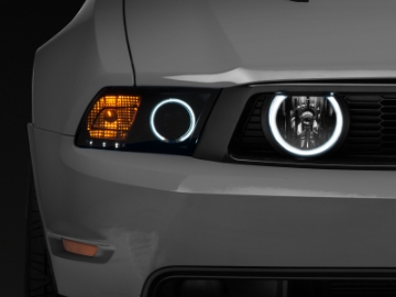 Picture of Raxiom 05-12 Ford Mustang GT LED Halo Fog Lights Chrome