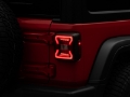 Picture of Raxiom 18-22 Jeep Wrangler JL LED Tail Lights- Black Housing - Red Lens