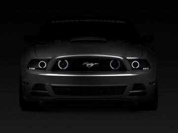 Picture of Raxiom 13-14 Ford Mustang GT CCFL Halo Fog Lights Smoked