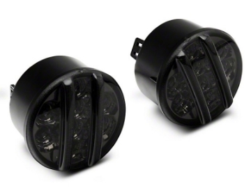 Picture of Raxiom 07-18 Jeep Wrangler JK Axial Series LED Front Turn Signals Smoked