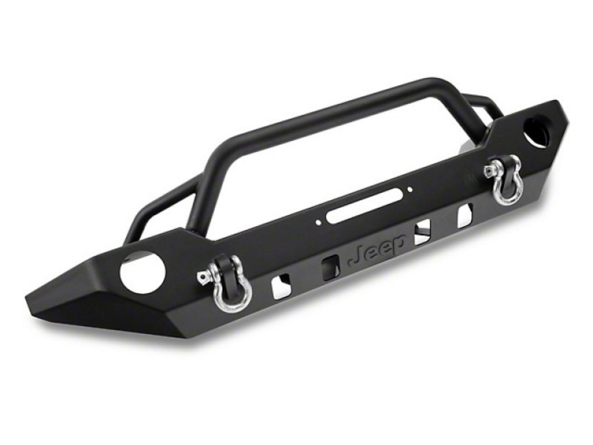 Picture of Officially Licensed Jeep 07-18 Jeep Wrangler JK Adventure HD Front Bumper w- Jeep Logo