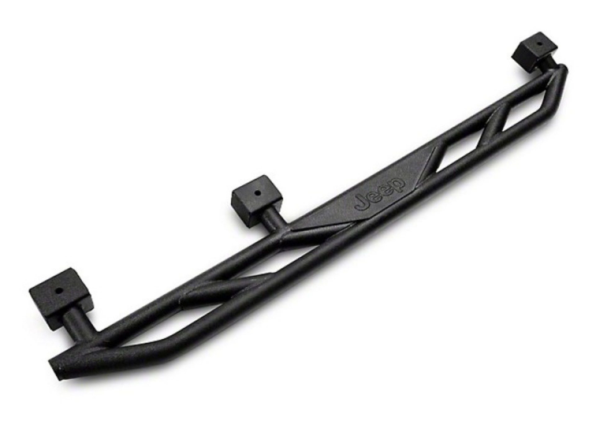 Picture of Officially Licensed Jeep 07-18 Jeep Wrangler JK 4Door Rock Sliders w- Jeep Logo