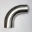 Picture of Stainless Bros 3-5in SS304 45 Deg Elbow - 1-5D Radius 16GA--065in Wall No Leg