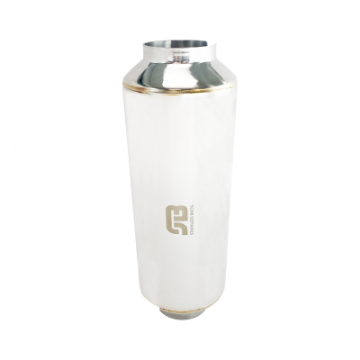 Picture of Stainless Bros 17in Overall Length 3-5in SS304 Polished Finish Lightweight Race Muffler