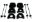 Picture of Energy Suspension 97-01 Honda CR-V 4WD Black Motor Mount Insert Set