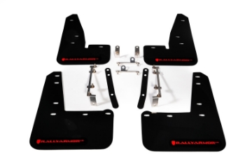 Picture of Rally Armor 23-26 Toyota GR Corolla Black UR Mud Flap w-Red Logo
