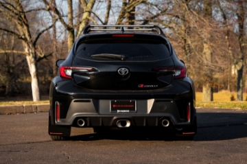 Picture of Rally Armor 23-26 Toyota GR Corolla Black UR Mud Flap w-White Logo