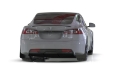 Picture of Rally Armor 21-25 Tesla Model S - S Plaid Black UR Mud Flap w-White Logo